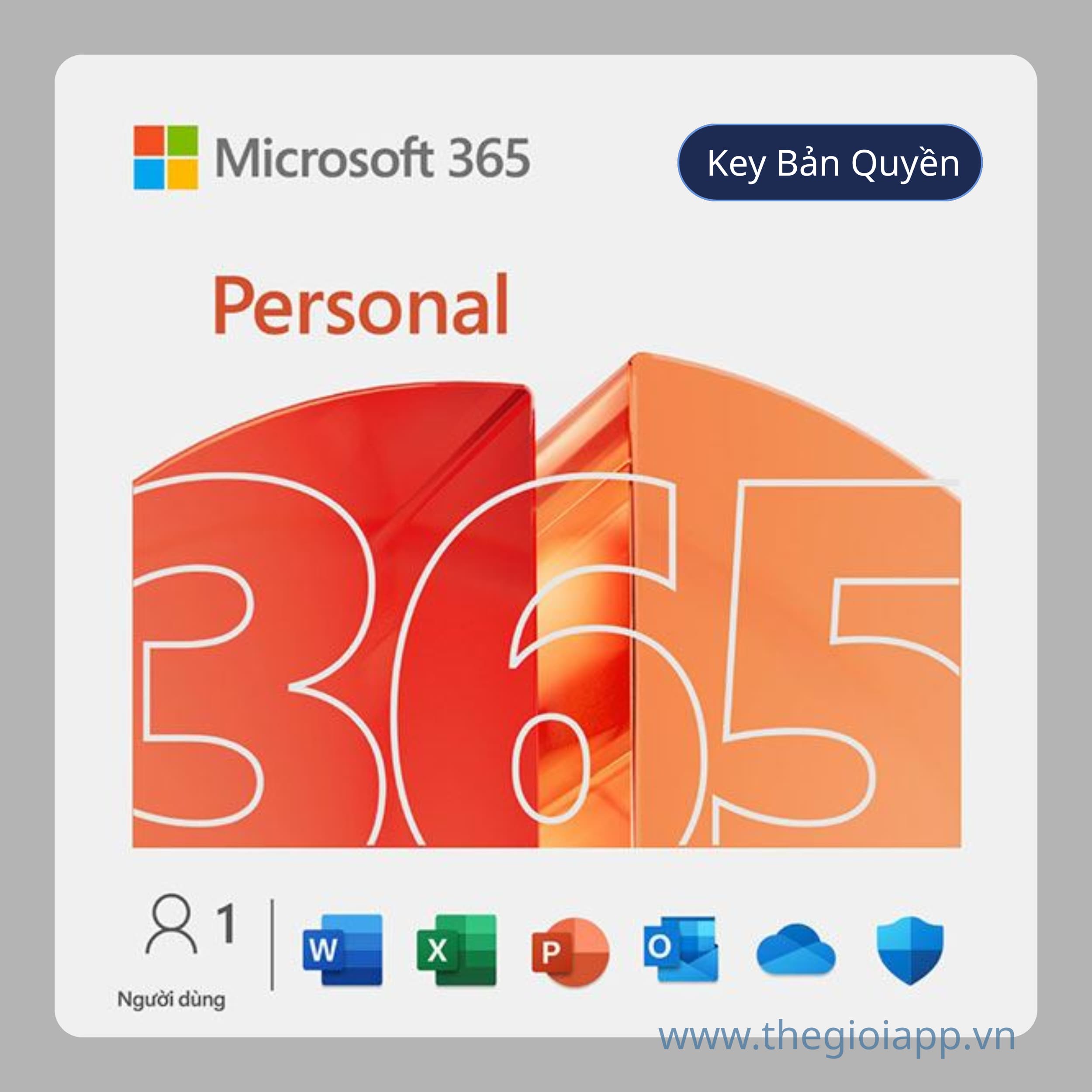 Phần mềm Microsoft 365 Personal – 12 tháng