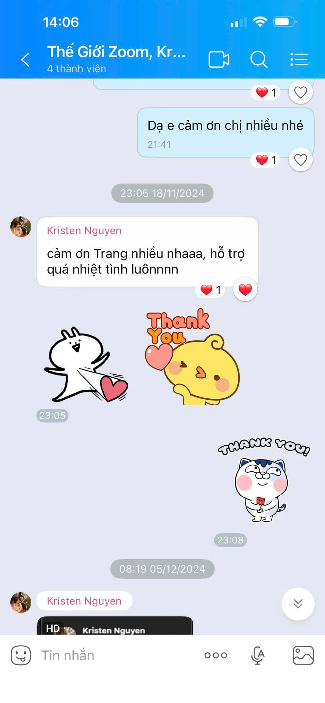 Kh&aacute;ch h&agrave;ng phản hồi sau khi mua Zoom